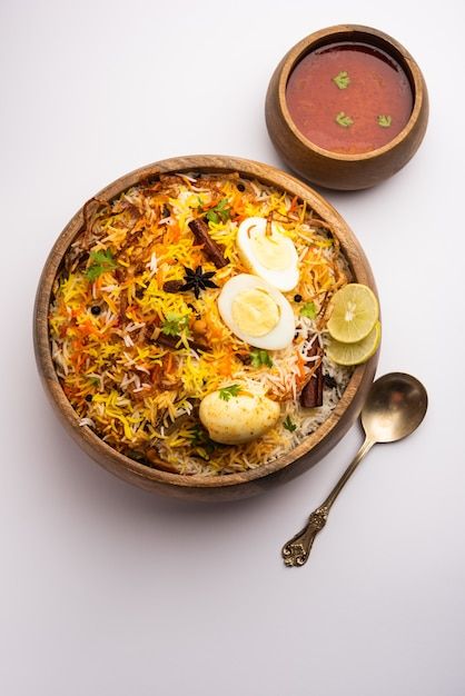 Egg 65 Biryani