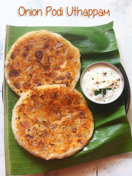 Onion Podi Uthappam