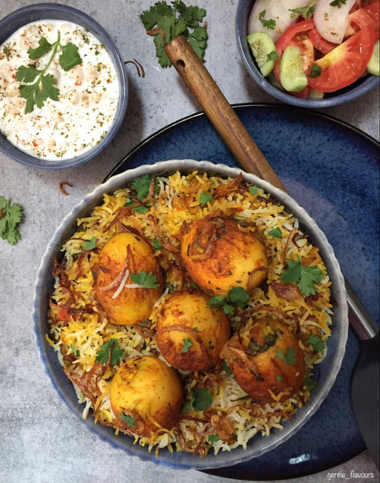 Avakai Egg Fry Biryani