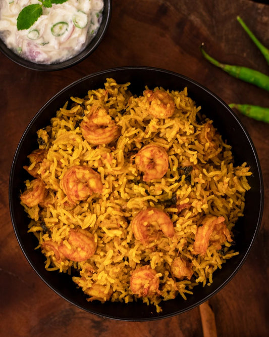Prawn Biryani (Ask for availability)