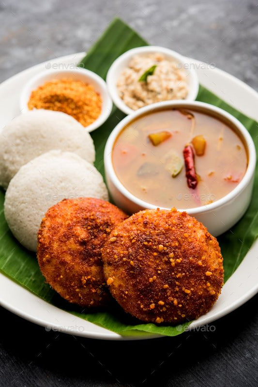 Ghee Podi Idly